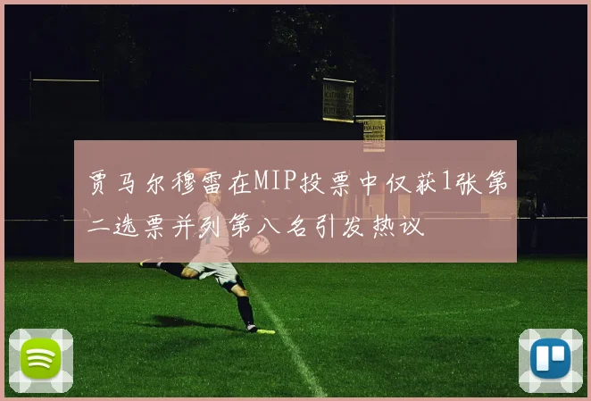 贾马尔穆雷在MIP投票中仅获1张第二选票并列第八名引发热议